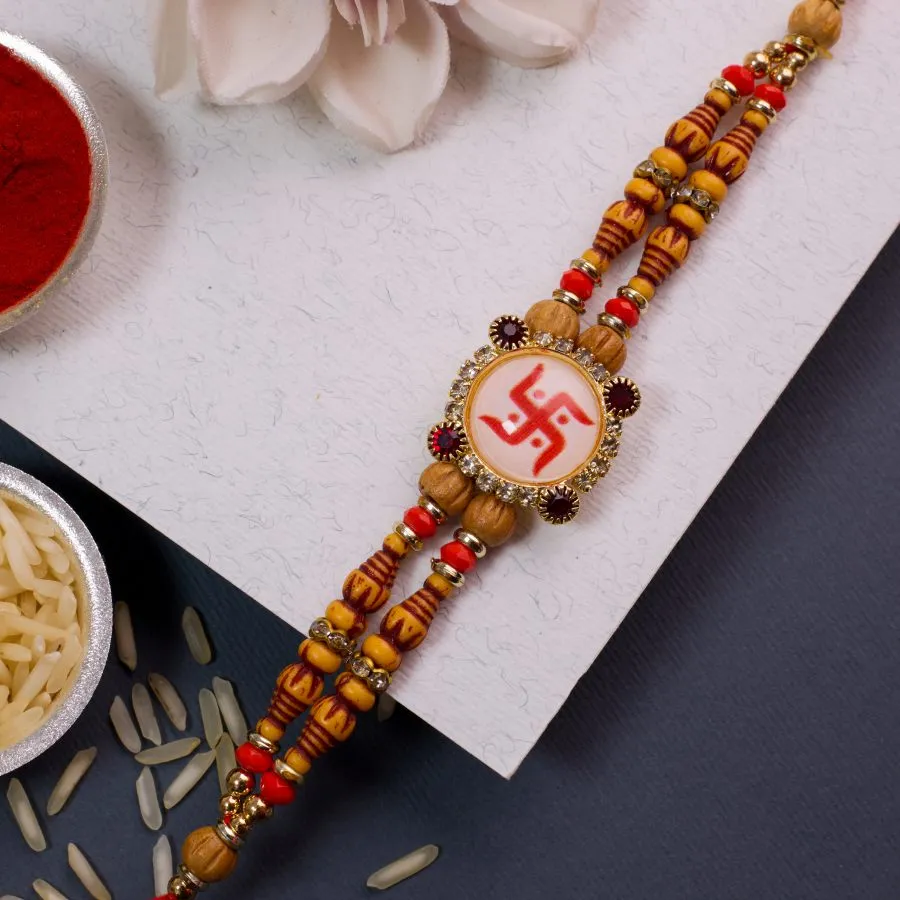 Auspicious Swastik Rakhi