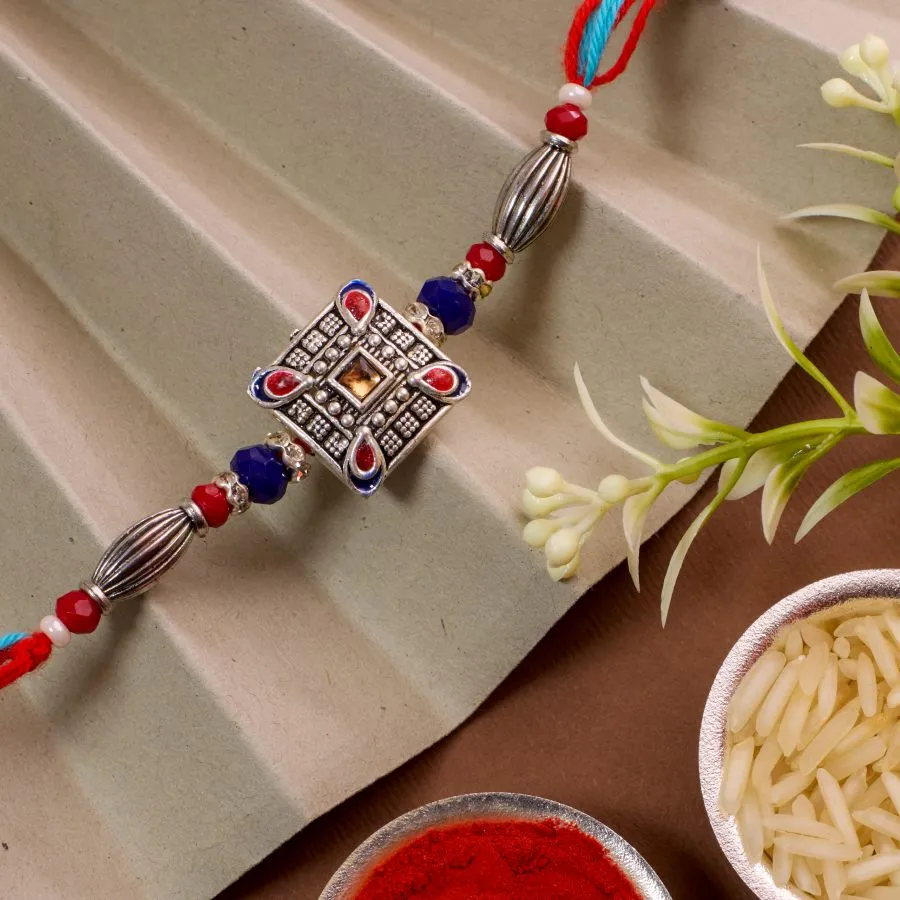 Timeless Kundan Rakhi Elegance