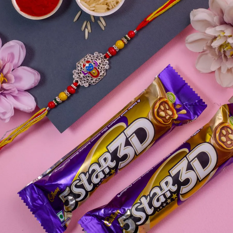 Divine Shreenath Rakhi Gift Set