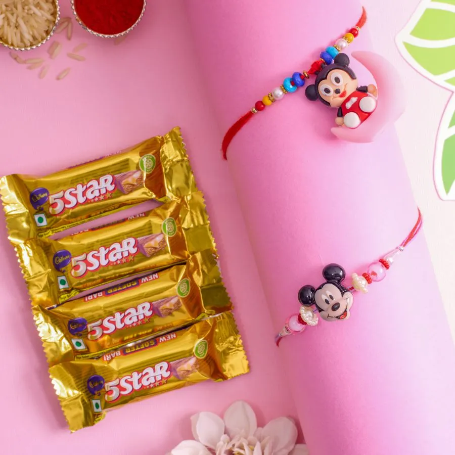 Beautiful Kids Rakhi with Chocolate Combo