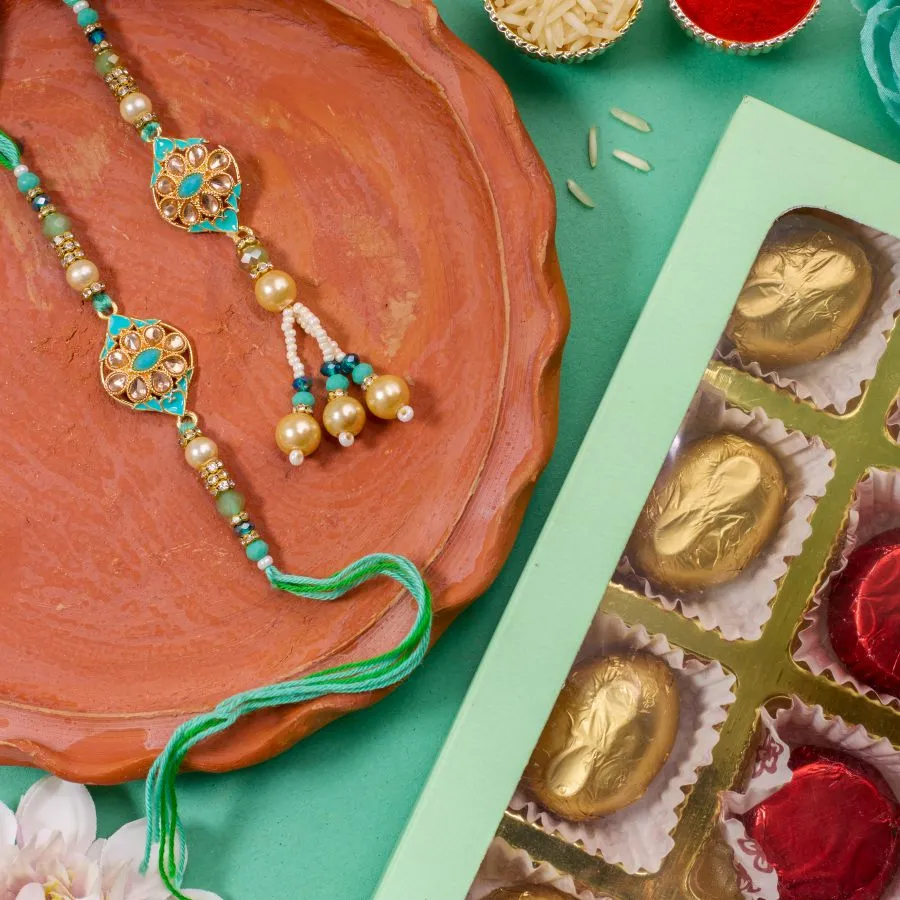 Bhaiya Bhabhi Rakhi with Chocolate Indulgence
