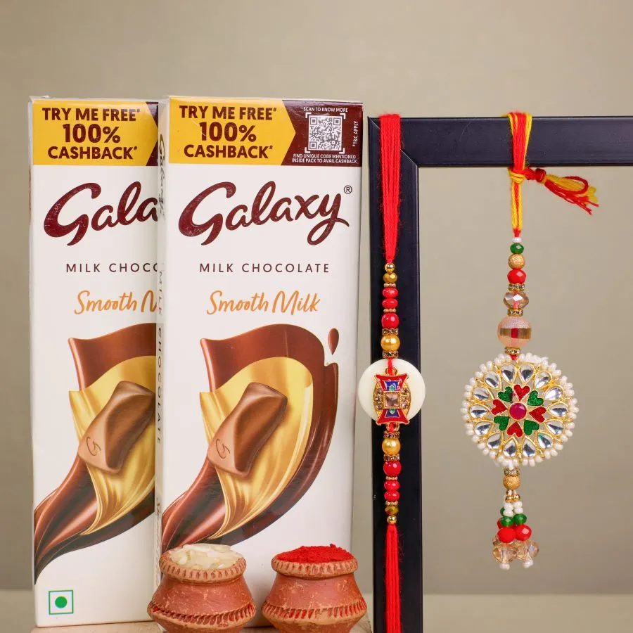 Festive Family Rakhi with Galaxy Chocolates