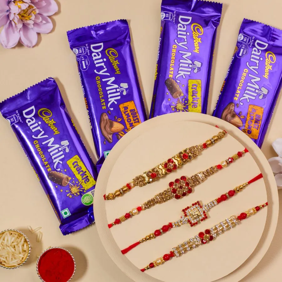 Festive AD Rakhi & Chocolate Pack