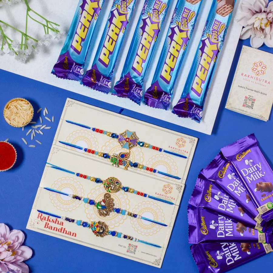 Sweet Surprises: Rakhi and Chocolates Combo