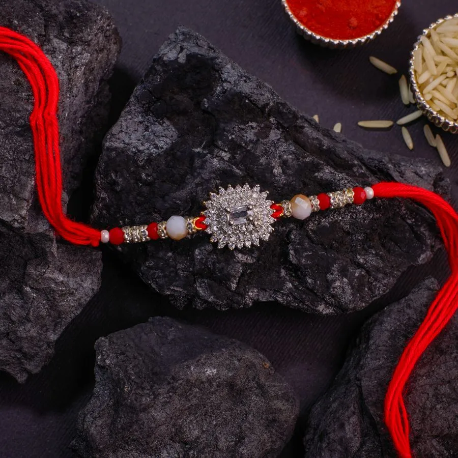 Luxurious Rakhi Set with Complimentary Gifts