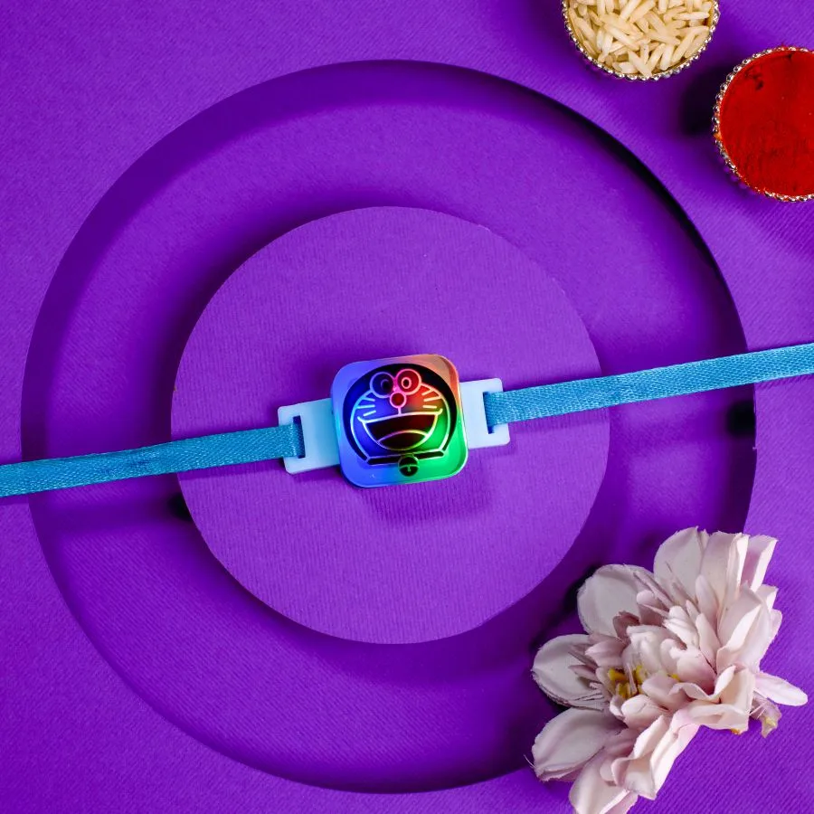 Whimsical Doremon Rakhi Gift