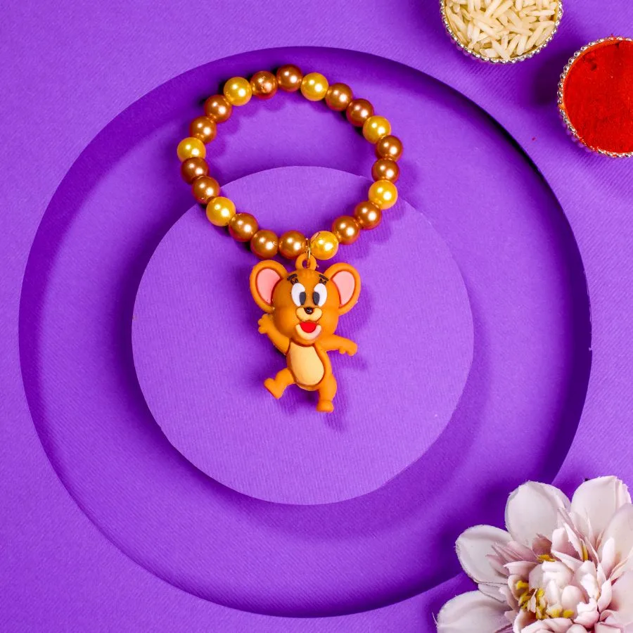 Playful Bead Rakhi Bracelet for Kids