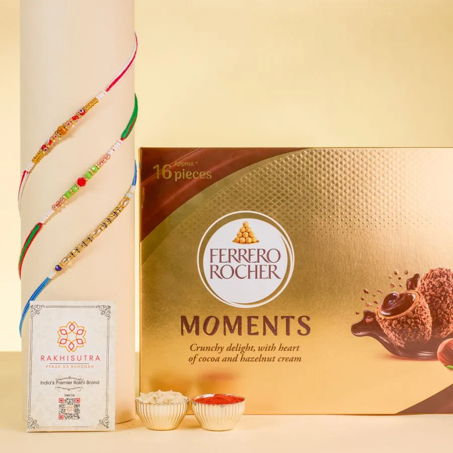 Elegant Rakhi & Chocolate Delight