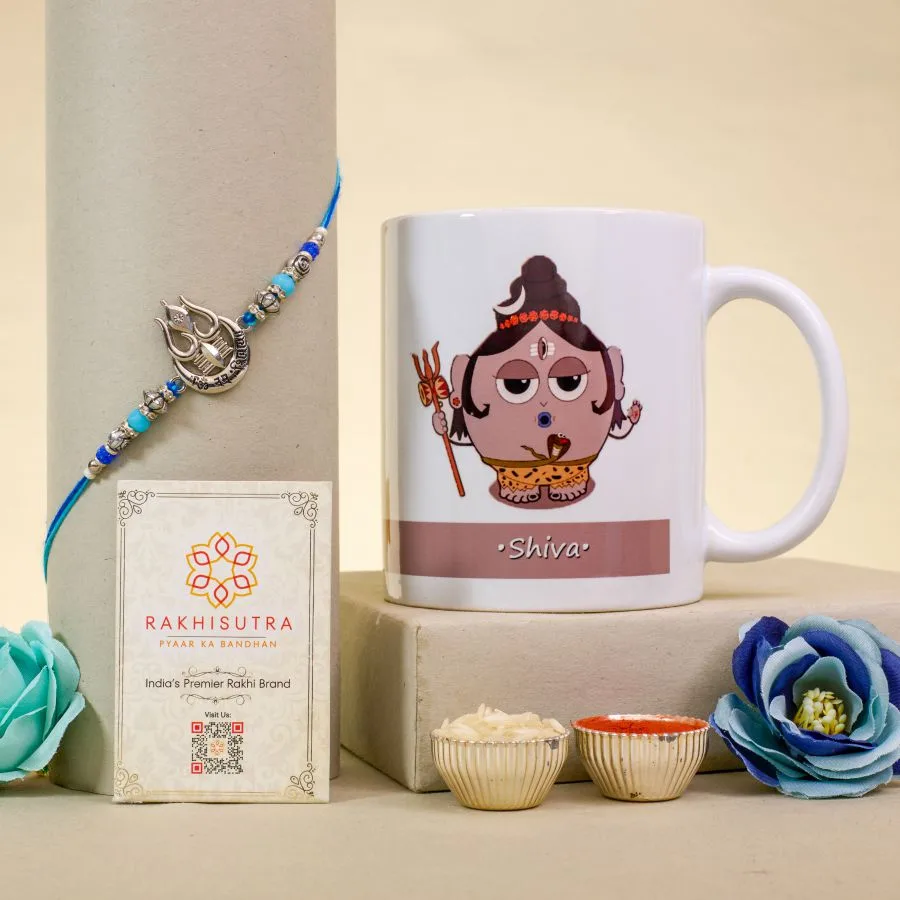 Divine Shiva Rakhi & Mug Set