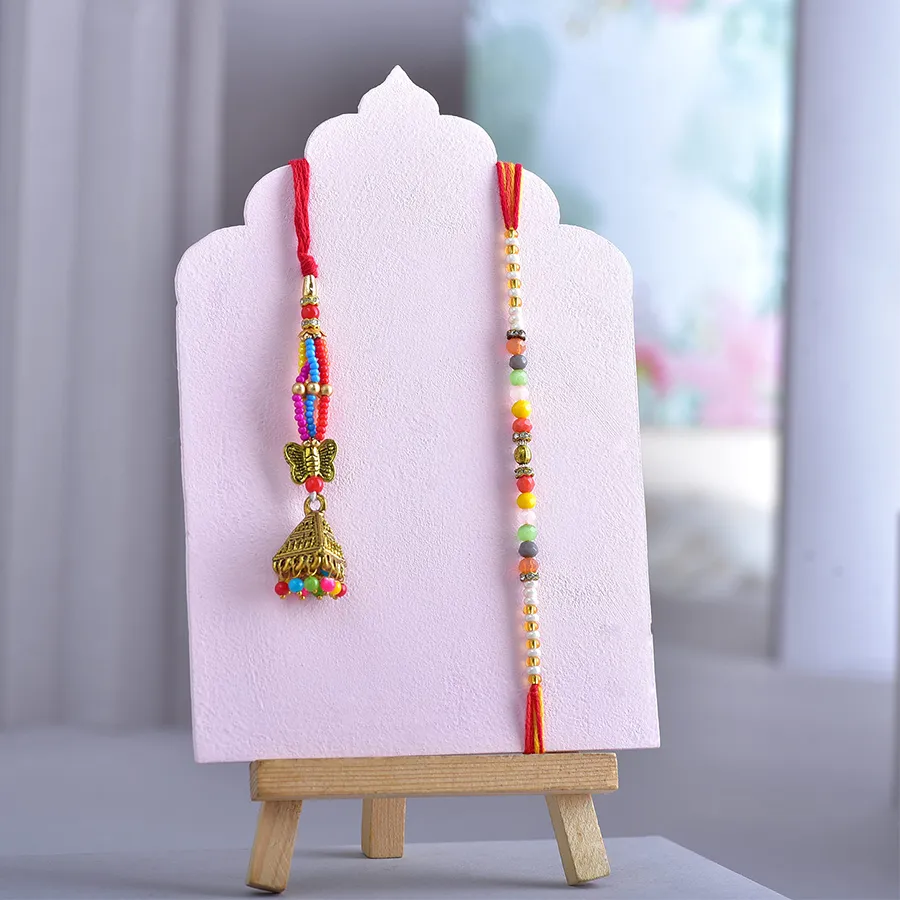 Graceful Bhaiya Bhabhi Rakhi Gift