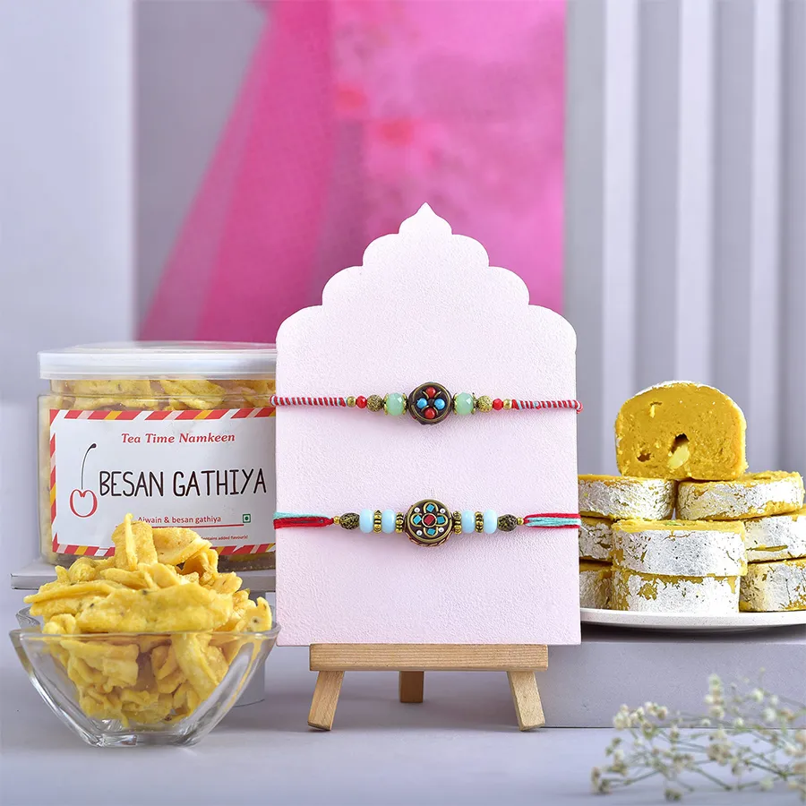 Festive Rakhi & Treats Ensemble