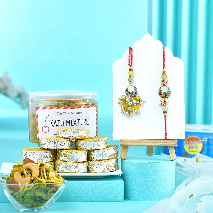 Rakhi Love & Gourmet Treats Combo