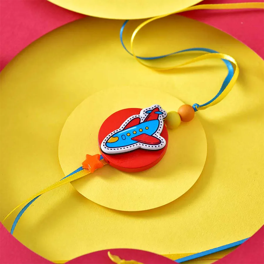Fun Aeroplane Ride Kids Rakhi Pack