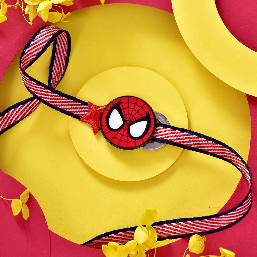 Heroic Spiderman Kid's Rakhi Pack