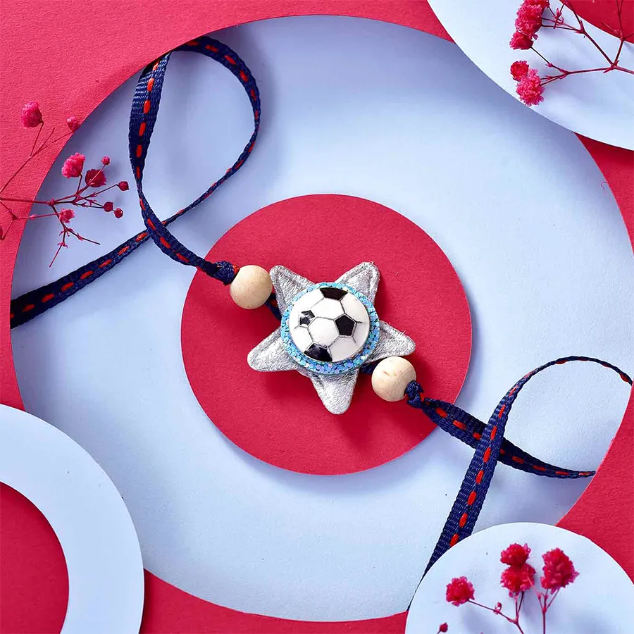 Playful Kid's Football Rakhi Pack