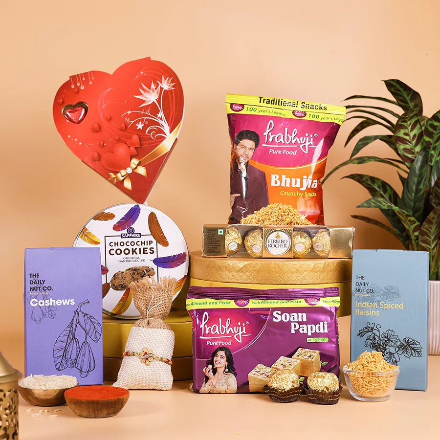 Premium Rakhi Treats Gift Hamper
