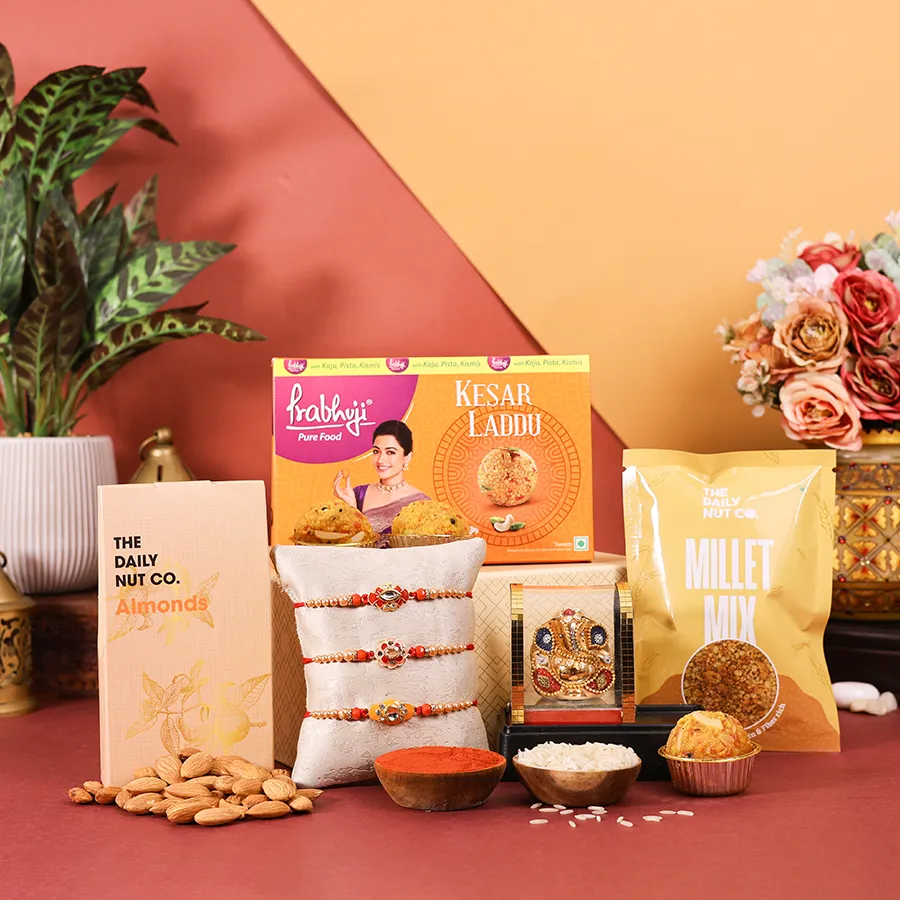 Divine Rakhi Celebration Gift Hamper