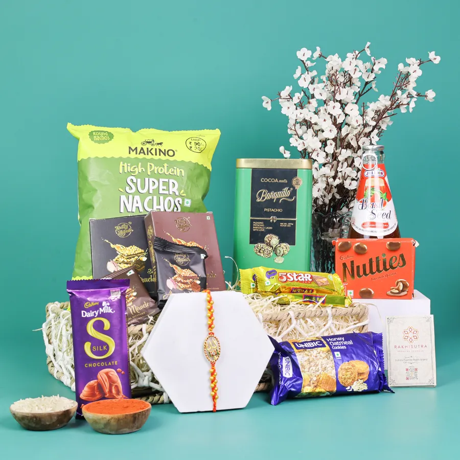 Swastik Rakhi Snack Treat Hamper